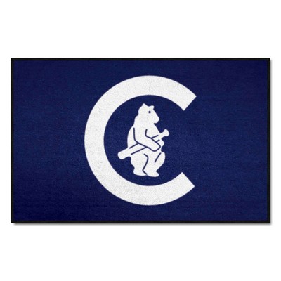 Fan Mats  LLC Chicago Cubs Starter Mat Retro Navy