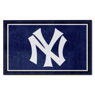 Fan Mats  LLC New York Yankees 4ft. x 6ft. Plush Area Rug1927 Navy
