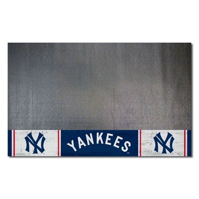 Fan Mats  LLC New York Yankees Grill Mat Retro Navy