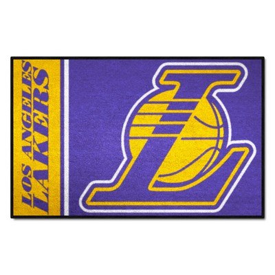 Fan Mats  LLC Los Angeles Lakers Starter Mat Uniform Purple