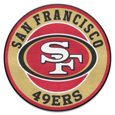 Fan Mats  LLC San Francisco 49ers Roundel Mat Red