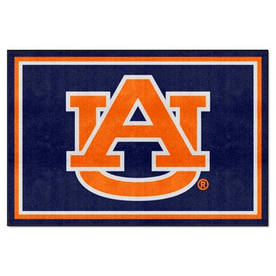 Fan Mats  LLC Auburn Tigers 5x8 Rug Navy