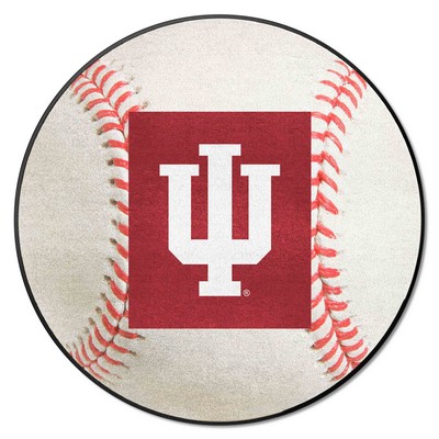 Fan Mats  LLC Indiana Hooisers Baseball Mat White