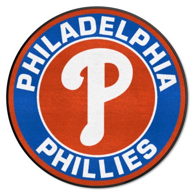 Fan Mats  LLC Philadelphia Phillies Roundel Mat Red