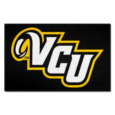 Fan Mats  LLC VCU Rams Starter Mat Black
