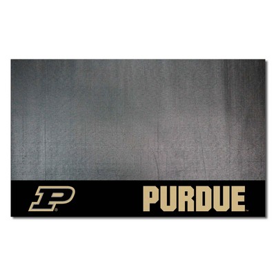 Fan Mats  LLC Purdue Boilermakers Grill Mat Black