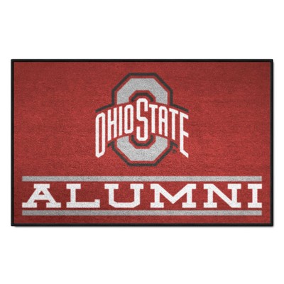 Fan Mats  LLC Ohio State Buckeyes Starter Mat Alumni Maroon
