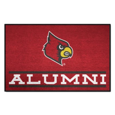 Fan Mats  LLC Louisville Cardinals Starter Mat Accent Rug - 19in. x 30in. Alumni Starter Mat Red
