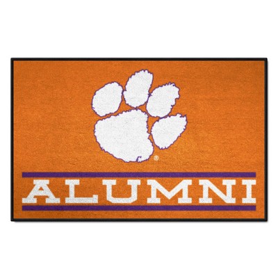 Fan Mats  LLC Clemson Tigers Starter Mat Alumni Orange