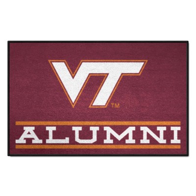 Fan Mats  LLC Virginia Tech Hokies Starter Mat Alumni Maroon