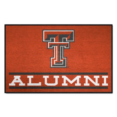 Fan Mats  LLC Texas Tech Red Raiders Starter Mat Accent Rug - 19in. x 30in. Alumni Starter Mat Red
