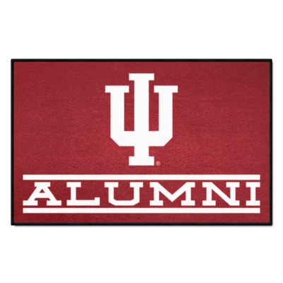 Fan Mats  LLC Indiana Hooisers Starter Mat Alumni Crimson