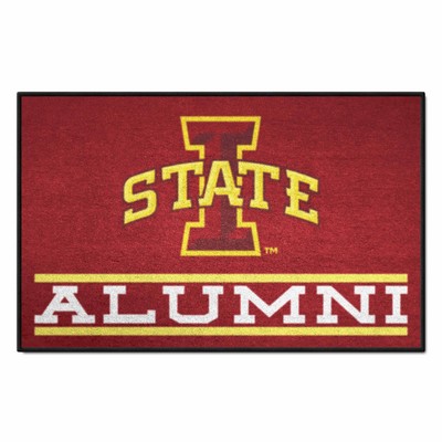 Fan Mats  LLC Iowa State Cyclones Starter Mat Alumni Red