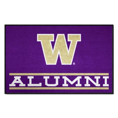 Fan Mats  LLC Washington Huskies Starter Mat Accent Rug - 19in. x 30in. Alumni Starter Mat Purple