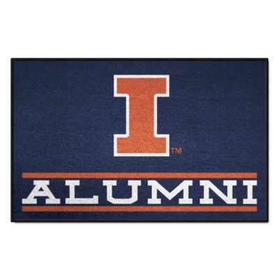 Fan Mats  LLC Illinois Illini Starter Mat Alumni Navy