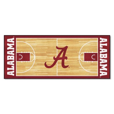 Fan Mats  LLC Alabama Crimson Tide NCAA Basketball Runner Red
