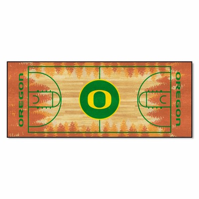 Fan Mats  LLC Oregon Ducks NCAA Basketball Runner Orange