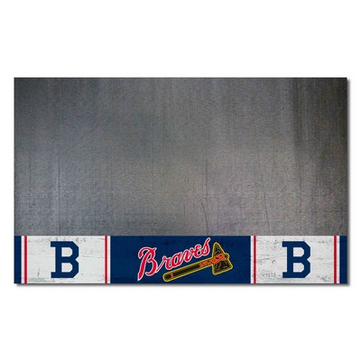 Fan Mats  LLC Boston Braves Grill Mat Retro Navy