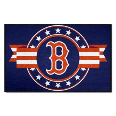 Fan Mats  LLC Boston Red Sox Starter Mat Accent Rug - 19in. x 30in. Patriotic Starter Mat Blue