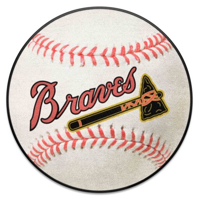 Fan Mats  LLC Boston Braves Baseball Mat Retro White