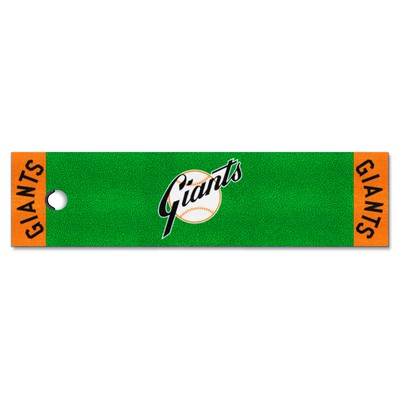 Fan Mats  LLC New York Giants Putting Green Mat Retro Green