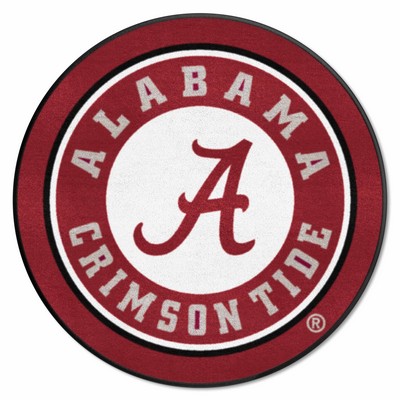 Fan Mats  LLC Alabama Crimson Tide Roundel Mat Red