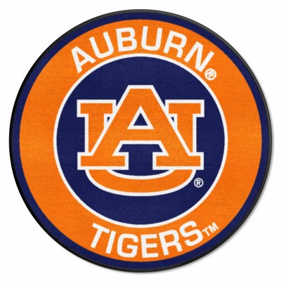Fan Mats  LLC Auburn Tigers Roundel Mat Navy