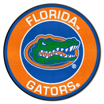 Fan Mats  LLC Florida Gators Roundel Rug - 27in. Diameter Blue
