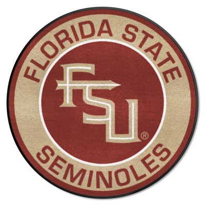Fan Mats  LLC Florida State Seminoles Roundel Rug - 27in. Diameter Garnet