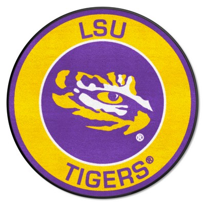 Fan Mats  LLC LSU Tigers Roundel Rug - 27in. Diameter Purple