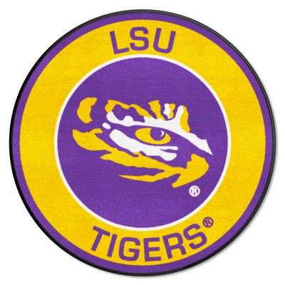 Fan Mats  LLC LSU Tigers Roundel Mat Purple