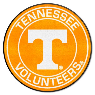 Fan Mats  LLC Tennessee Volunteers Roundel Rug - 27in. Diameter Orange
