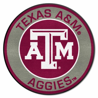 Fan Mats  LLC Texas A&M Aggies Roundel Mat Maroon
