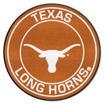 Fan Mats  LLC Texas Longhorns Roundel Rug - 27in. Diameter Orange