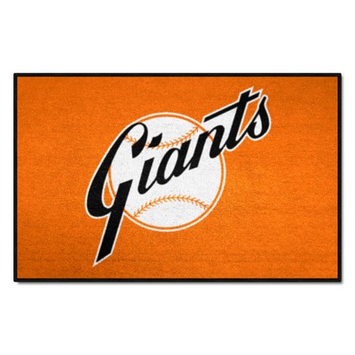 Fan Mats  LLC New York Giants Starter Mat Retro Orange
