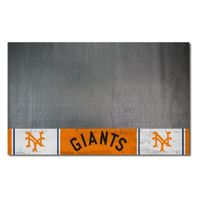 Fan Mats  LLC New York Giants Vinyl Grill Mat - 26in. x 42in.1947 Orange