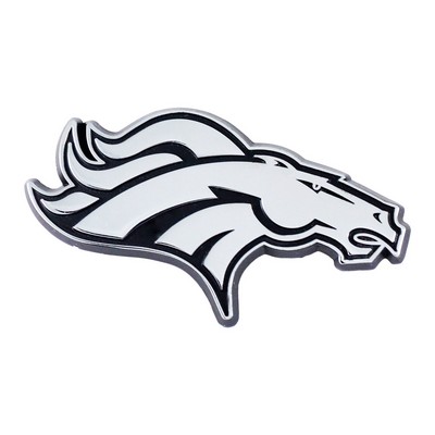 Fan Mats  LLC Denver Broncos Chrome Emblem Chrome