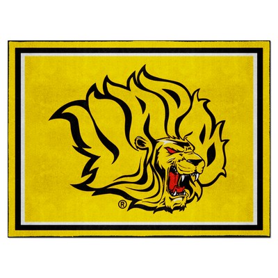 Fan Mats  LLC UAPB Golden Lions 8ft. x 10 ft. Plush Area Rug Yellow