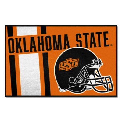Fan Mats  LLC Oklahoma State Cowboys Starter Mat Accent Rug - 19in. x 30in., Unifrom Design Orange