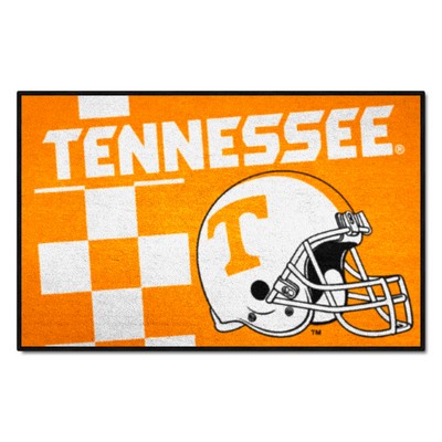 Fan Mats  LLC Tennessee Volunteers Starter Mat Accent Rug - 19in. x 30in., Unifrom Design Orange