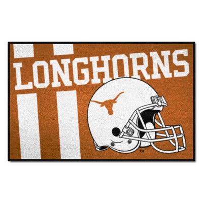Fan Mats  LLC Texas Longhorns Starter Mat Accent Rug - 19in. x 30in., Unifrom Design Orange