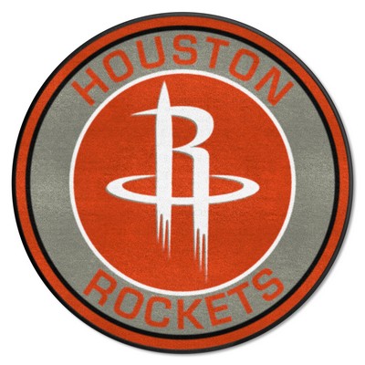 Fan Mats  LLC Houston Rockets Roundel Rug - 27in. Diameter Red