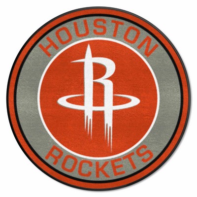 Fan Mats  LLC Houston Rockets Roundel Mat Red
