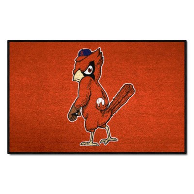 Fan Mats  LLC St. Louis Cardinals Starter Mat Retro Red