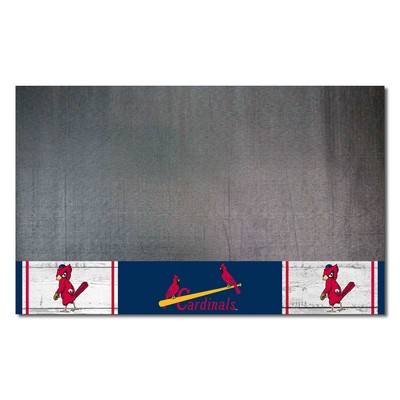 Fan Mats  LLC St. Louis Cardinals Grill Mat Retro Red