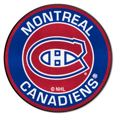 Fan Mats  LLC Montreal Canadiens Roundel Rug - 27in. Diameter Blue