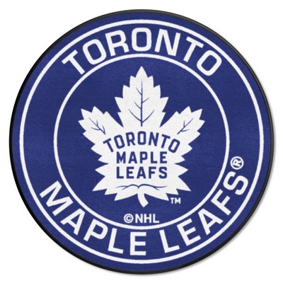 Fan Mats  LLC Toronto Maple Leafs Roundel Rug - 27in. Diameter Royal