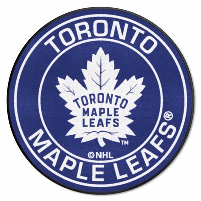 Fan Mats  LLC Toronto Maple Leafs Roundel Mat Royal