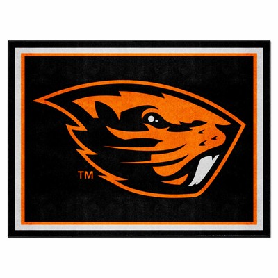 Fan Mats  LLC Oregon State Beavers 8x10 Rug Black