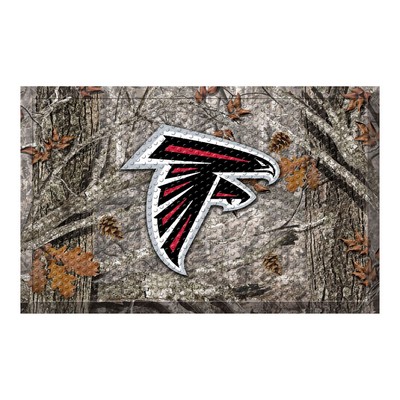 Fan Mats  LLC Atlanta Falcons Rubber Scraper Door Mat Camo Camo